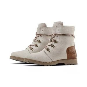 The North Face Gray and Brown Suede Lace Up Boots